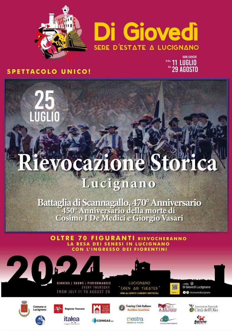 Di Giovedì, a Lucignano serata storica