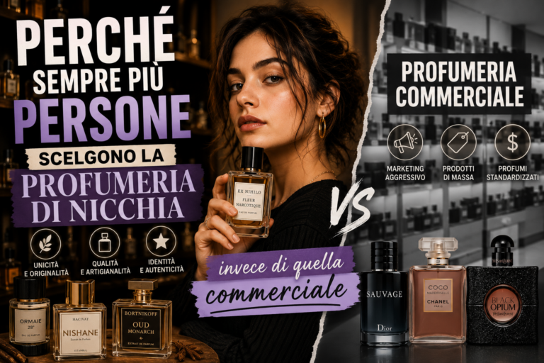 Perché sempre più persone scelgono la profumeria di nicchia invece di quella commerciale