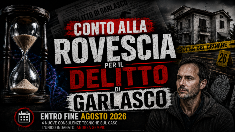 Garlasco, il conto alla rovescia è iniziato. Ma la verità non è mai una corsa contro il tempo